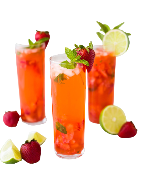 three-juice-glasses